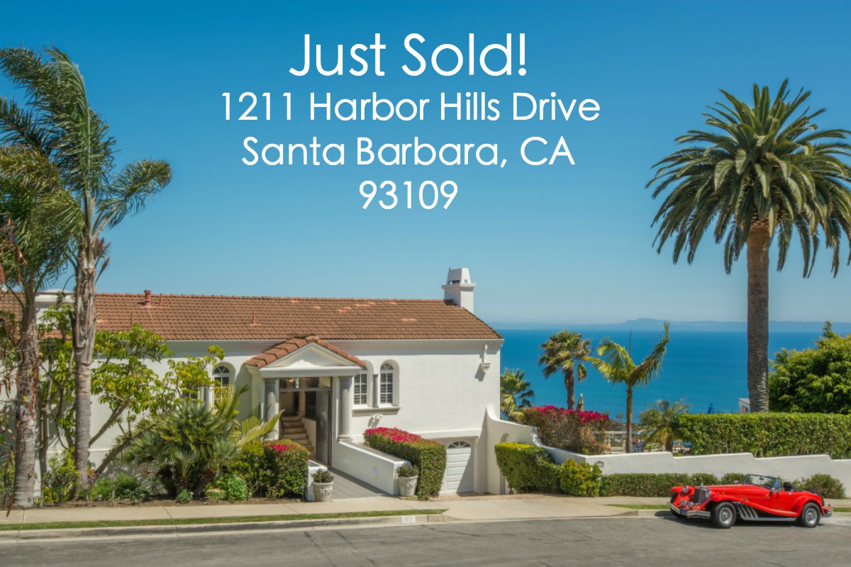 Just Sold!! 1211 Harbor Hills Dr, Santa Barbara CA