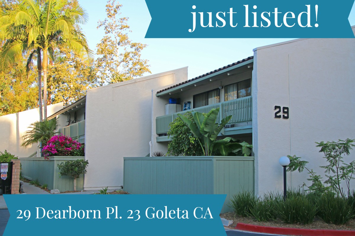 JUST LISTED! 29 Dearborn Pl, Goleta CA