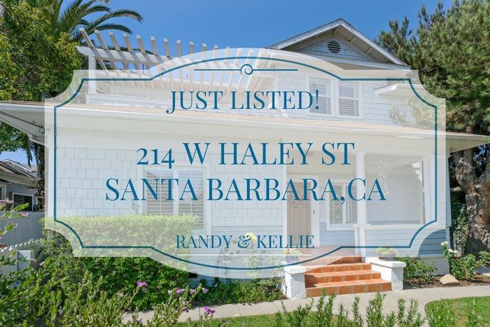 JUST LISTED!! 214 W Haley St, Santa Barbara CA